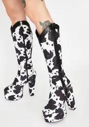 [Lamoda] Cowgirl Platform Boots
