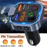Wireless Car FM Transmitter Handsfree Kit Bluetooth MP3 Player Adapter Charger