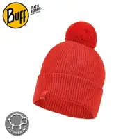 在飛比找樂天市場購物網優惠-【BUFF 西班牙 TIM 美麗諾針織保暖毛球帽《烈焰紅》】