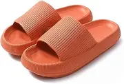 [HSHTTKL] Couple Shower Slipper Cushioned Thick Sole House Slippers Non Slip Open-Toe Shoes Slide Slippers for Bathroom