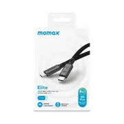 Momax 4K Elite link 60W USB C to USB C-1m - Black