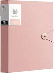 A4 80 Pockets 160/Sides Display Book Paper Document Holder, Business Presentation Book Presentation Folder