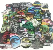 Jurassic Park Themed Set of 75 Assorted Stickers Decal Set