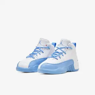 【NIKE 耐吉】籃球鞋 JORDAN 12 RETRO 男鞋 女鞋 中童 白藍(DQ4366114)