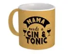 Gift Mug : Gin Lover Mom Mum Tonic Water Booze Meme Poster Mothers Day Ginuary