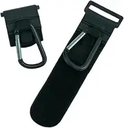 FONDOTIN Stroller Clip Stainless Steel Pram Hooks Practical Car Hooks for Bags Hats Strong Iron Leather Easy to Install