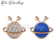 Saturn Planet Earrings