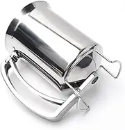 Batter Dispenser - Professional Batter Dispenser with Lid Stainless Steel,900ML Cake Dispenser Batter Separator Baking Accessories with Lid for Baking Cupcakes Muffins-Cooking