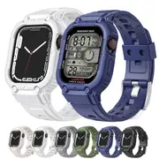 Silicone Rubber Band Case for Apple Watch