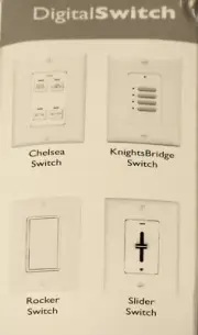 ACUITY CONTROLS LC&D BR2 NFA 1915 Dual Digital Switch White 2 Button Sensor