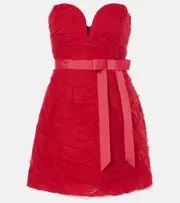 [Rebecca Vallance] Rebecca Vallance Fernanda minidress UK 12 red
