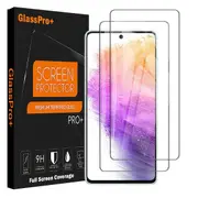 [2 PACK] Samsung Galaxy A73 5G Screen Protector Tempered Glass Screen Protector Guard - Case Friendly