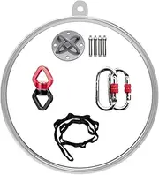 Single Point Aerial Hoop for Home, Standard Yoga Lyra Hoop Aerial Ring Kit Adult, Art Yoga Hoop for Fitness Dance Weight Loss Acrobatic