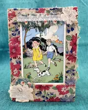 Storybook Junk Journal Grungy Vintage Style Embellished Extra Large Stuffed