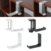 Aluminum PC Gaming Headset Headphone Hook Holder Mount Foldable Stand Hanger