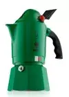 BIALETTI MOKA ALPINA 3 Cup (90ml) Green Moka Stovetop Espresso Coffee Maker