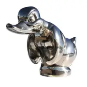 Chrome Convoy Duck Hood Resin Ornament,lovely Present For A Duck Lover And For Your Family, Friend 1 Silver