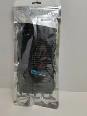 Andake Running Socks Coolmax for Women and Men - Black - XL