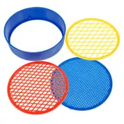 1 Set of Garden Soil Sifter Soil Sifting Pan Plastic Garden Soil Sieve