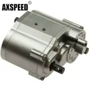 1 Pcs CNC 2-Speed Silver transfer case for 1:10 rc crawler truck scx10 4WD New