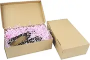 PACK4YA Cardboard Shoe Boxes with Lid, 30x18x10 cm, Multi-Purpose Storage Box for Home Office Organization Containers, Foldable Cardboard Carton, Gift Parcel (Pack of 10)