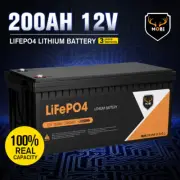 MOBI 200AH Lithium Iron Battery 12V Deep Cycle LiFePO4 Replace AGM