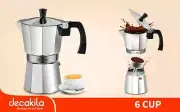 Decakila Aluminum Moka pot 300ML (KMCF023M) capacity of 6 cups