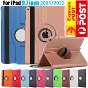 360 Rotate Leather Case Cover For Apple iPad 9th10.2" 8th 7th 6th 5th Air1/2 Min