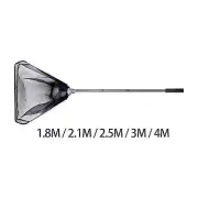 Fishing Landing Net Telescopic Multifunctional Stainless Steel for Beginners