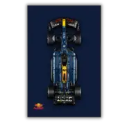 Classic Leather Wall Mount Display for LEGO® Red Bull Racing RB20 F1 42206