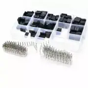 Set Male Female Wire Jumper Pin Header Connector Housing Kit w/ Crimp Pins 620pc (for: Daihatsu)