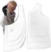 Quilting Rulers Templates, Template Patterns, Sewing Shape Guides | Multi-Size Tracing Guides with Smooth Edges for Easy Cutting and Stitching, Ideal for Creating Children’s Clothing and Doll