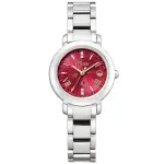 【CITIZEN 星辰】XC 東京紅限量版電波光動能鈦金屬女腕錶-27MM(ES9440-51X)