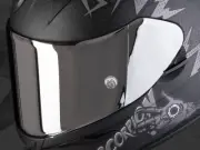 Screen Visor Scorpion Exo 491 Mirror Silver Maxvision Ready