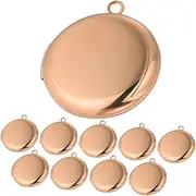 [LIFKOME] Elegant Photo Frame Pendant Stainless Steel Necklace Locket for Diy Jewelry