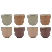 8pc Ecology Galet Stoneware Cuddle Coffee Mugs 270ml Durable Drinkware Berry