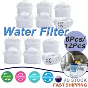 12PCS Water Filter Jug Replacement Cartridges Refills For BRITA Maxtra+ Plus