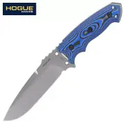 Hogue EX-F01 Combat Fixed A2 Tool Steel Blade G-Mascus Blue G10 35173-EXLRSR
