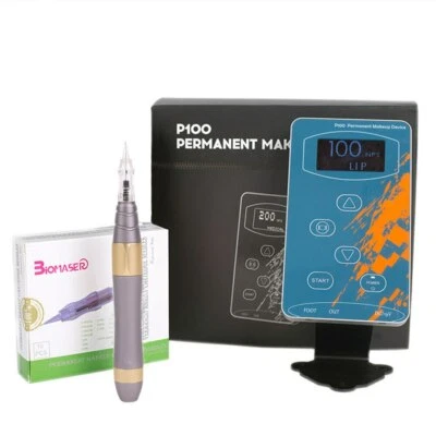 BMX001 Permanent Makeup Machine For Eyebrow Tattoo Microblading Kit with Needle