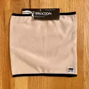 BRIXTON Mens Arctic Fleece Gaiter OS Ivory Outdoor Activewear NWT RARE