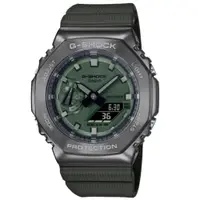 在飛比找ETMall東森購物網優惠-CASIO G-SHOCK 經典八角形雙顯時尚腕錶 GM-2