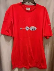Nautica Competition Mens Large Red Tee