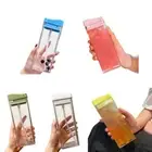 Flat Water Bottle with Straw Travel Flask Portable Travel Mug BPA Free for Sport