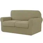 SUBRTEX Sofa Slipcover with Separate Cushion Couch Cover 2-Seaters Furniture ...