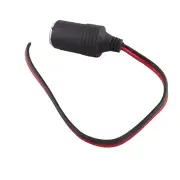 Car Charger Power Female Jack Cigarette Lighter Adapter Connector DIY Cable 30cm