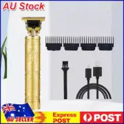 Electric Trimmers Shaving Kit T Blade Gift (Gold Buddha Head)