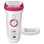 Braun Epilator Silkepil 9, Hair Removal for Women, Wet/Dry, Cordless and 2 extra