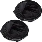 STOBAZA 2pcs Hand Fans Foldable Portable Circular Fan Lightweight Handheld Folding for Wedding Summer Use Dance Props