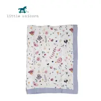 在飛比找PChome24h購物優惠-美國 Little Unicorn 寶寶竹纖毯 童話花園
