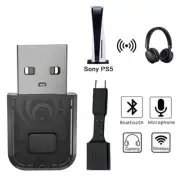 For PS5 PS4 Switch PC Bluetooth USB Dongle Headset HIFI Audio Receiver Adapter